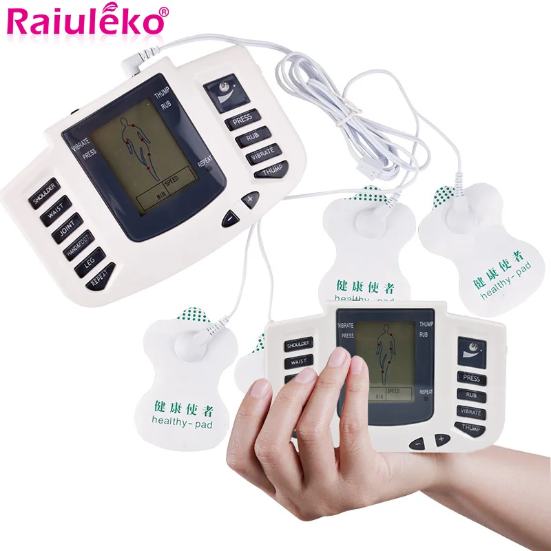 

New Electric Body Relax Muscles Stimulator Tens Acupuncture Foot Back Relieve Fatigue Massager Massage Muscle Therapy Machine