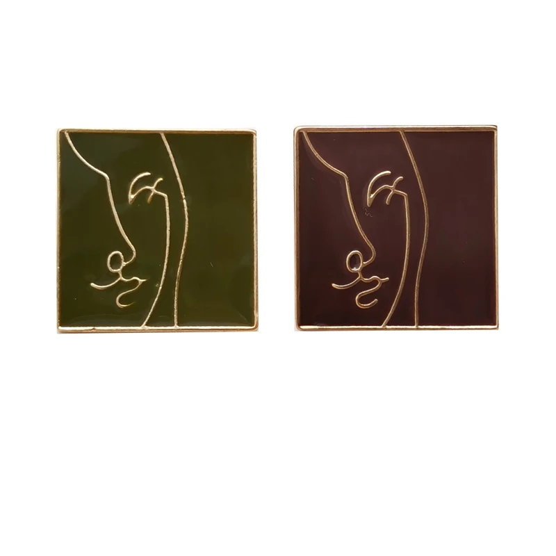 

Mihan S925 needle Modern Jewelry Square Earrings Popular Design Vintage Temperament Hot Selling Women Earrings For Girl Gifts