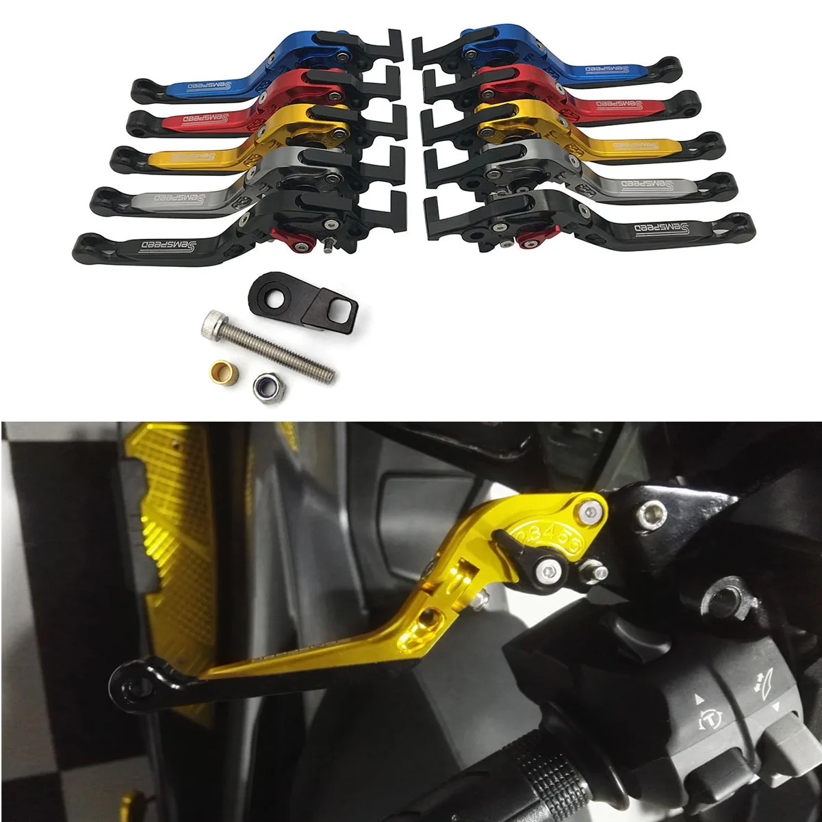 SEMSPEED CNC adv150 автоматическая парковка складные рычаги для HONDA ADV150 ADV-150 2019 2020