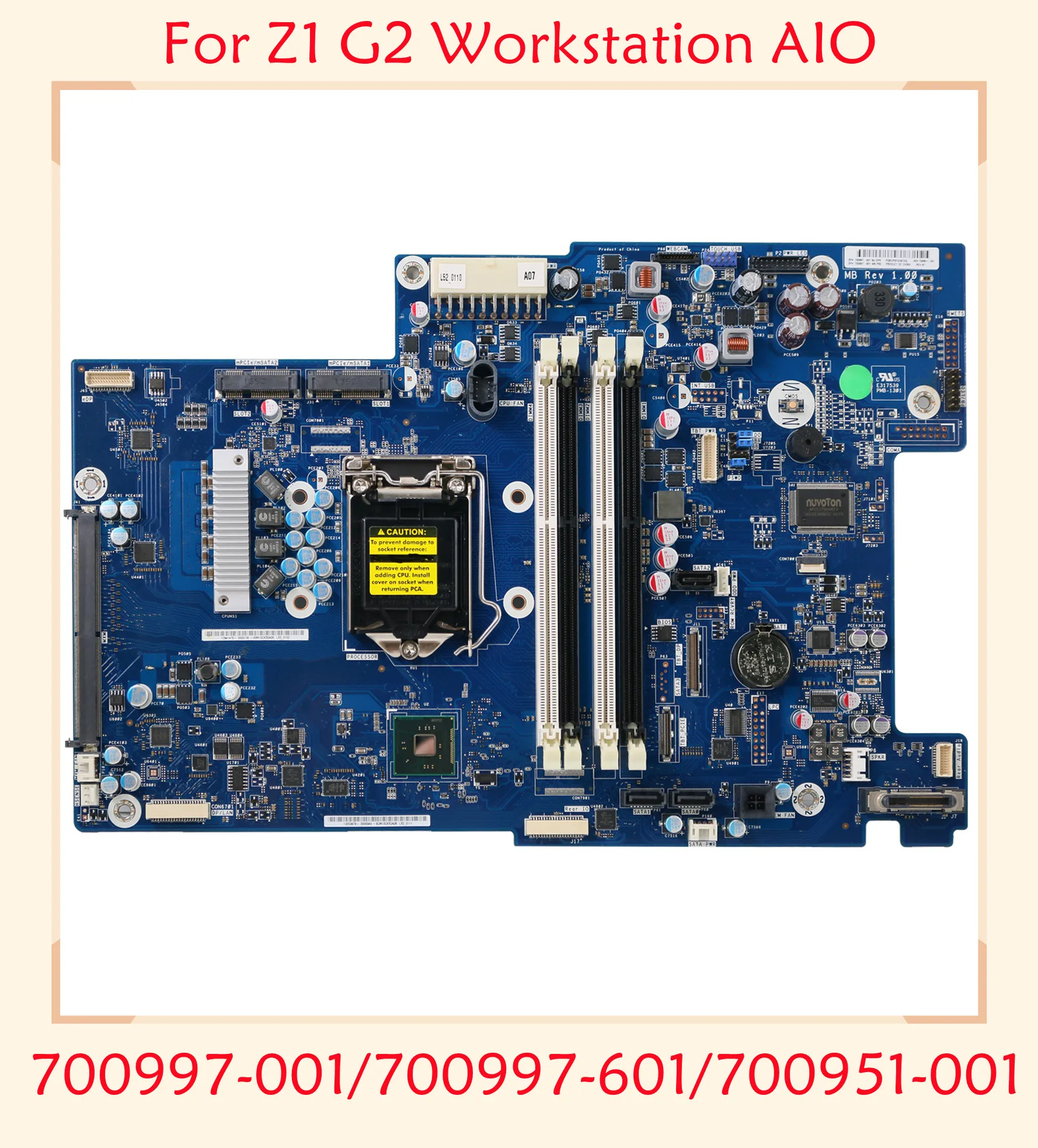 

GZ855 для HP Z1 G2 рабочая станция Материнская плата AIO 700997-001 700997-601 700951-001 аккумулятор большой емкости 100% рабочих