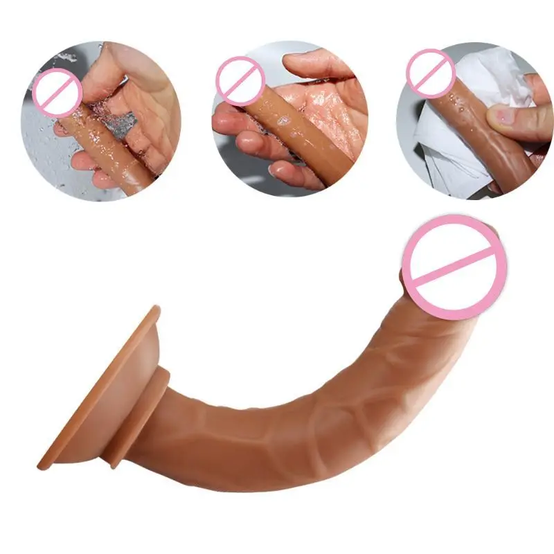 Большой реалистичный фаллоимитатор с присоской супер-огромный член для