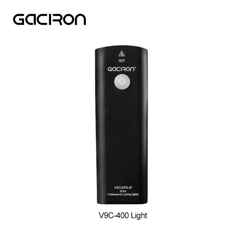 400LM GACIRON 400/600/800/1000/1600/1800 Люмен USB Перезаряжаемые велосипед светодиодный головной светильник велосипед передний Фонарь велосипедный светодиодный Водонепроницаемый светильник - Цвет: 400LM