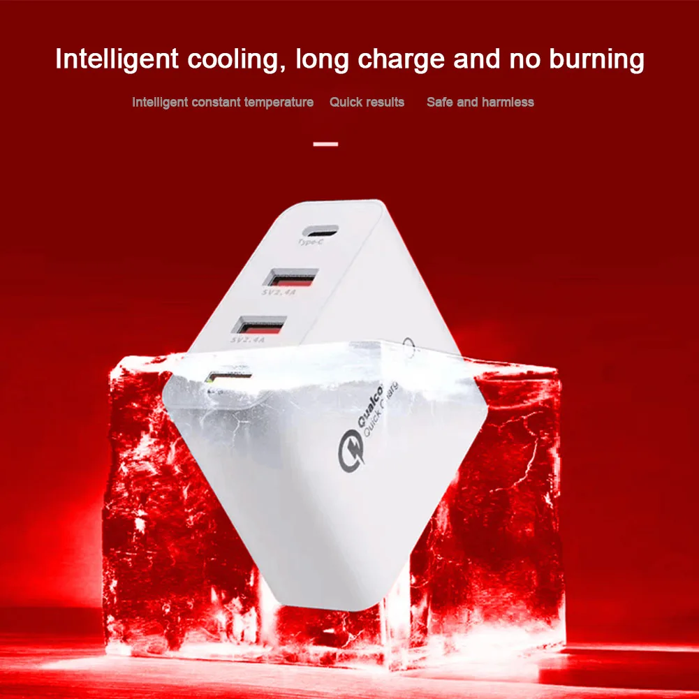 4 порта автомобильное настенное зарядное устройство умный источник питания