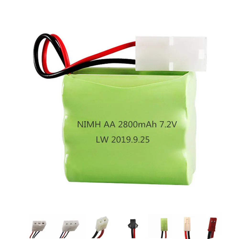 7.2в 2800 мАч Ni MH батарея для Rc игрушки Автомобильные Лодки танки поезда робот