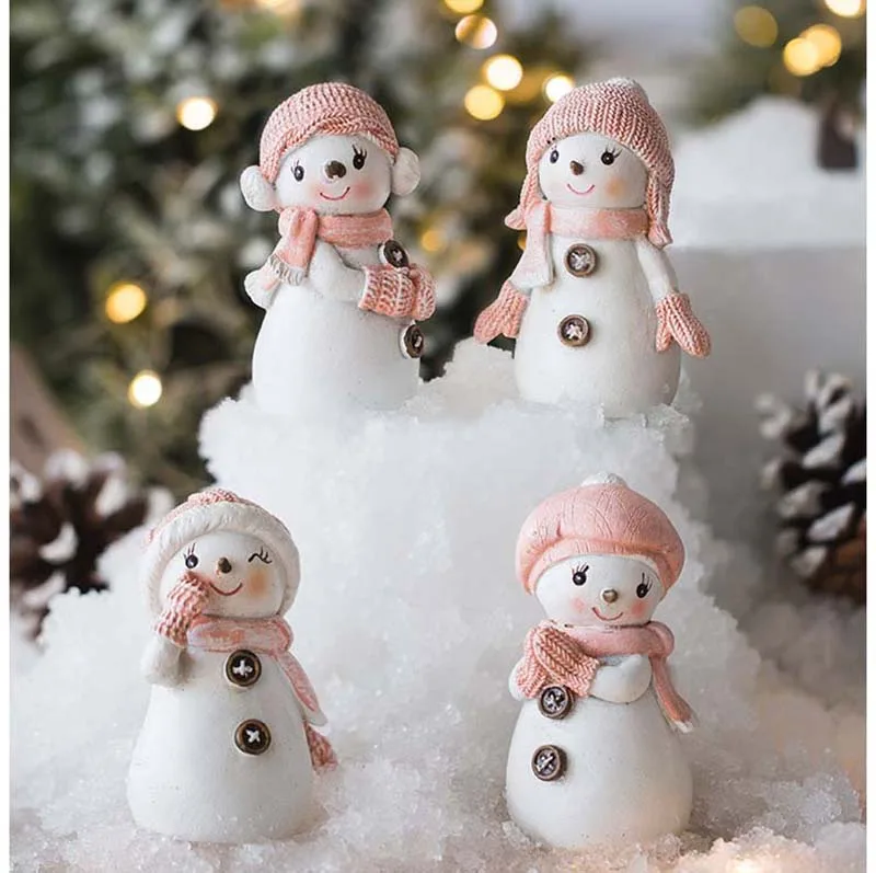 Статуя из мультфильма узорный полимерный крафтовый подарок Рождественский