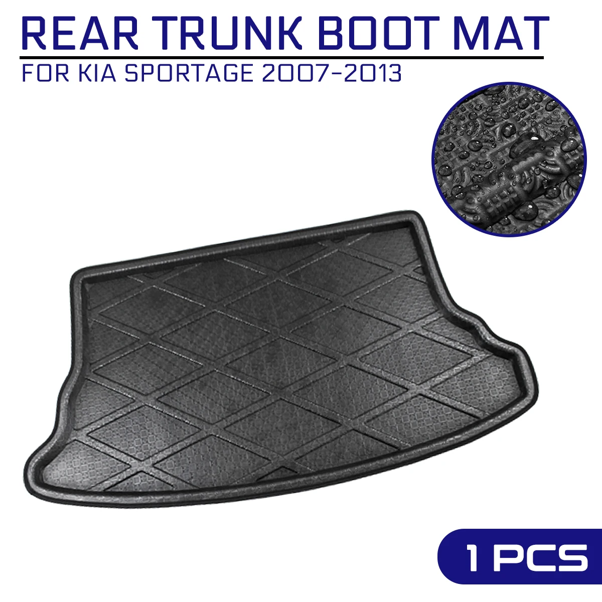 Car Floor Mat Carpet For KIA Sportage 2007 2008 2009 2010 2011 2012 2013 Rear Trunk Anti-mud Cover | Автомобили и мотоциклы