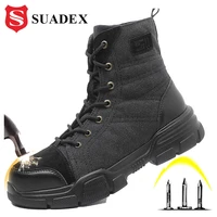 suadex man safety shoes work safety shoes work boots safe outsole lightweight breatheable labors steel cap shoes anti smashing