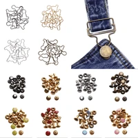 10sets mini doll belt buttons doll clothes diy metal buckle fit for 16 dolls girls doll buckles trousers bag sewing accessories