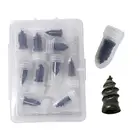 Вакуумные гвозди для ремонта шин мотоциклов 10 шт., резиновые гвозди для бескамерных шин, самовосстанавливающаяся пленка для шин, размер SL