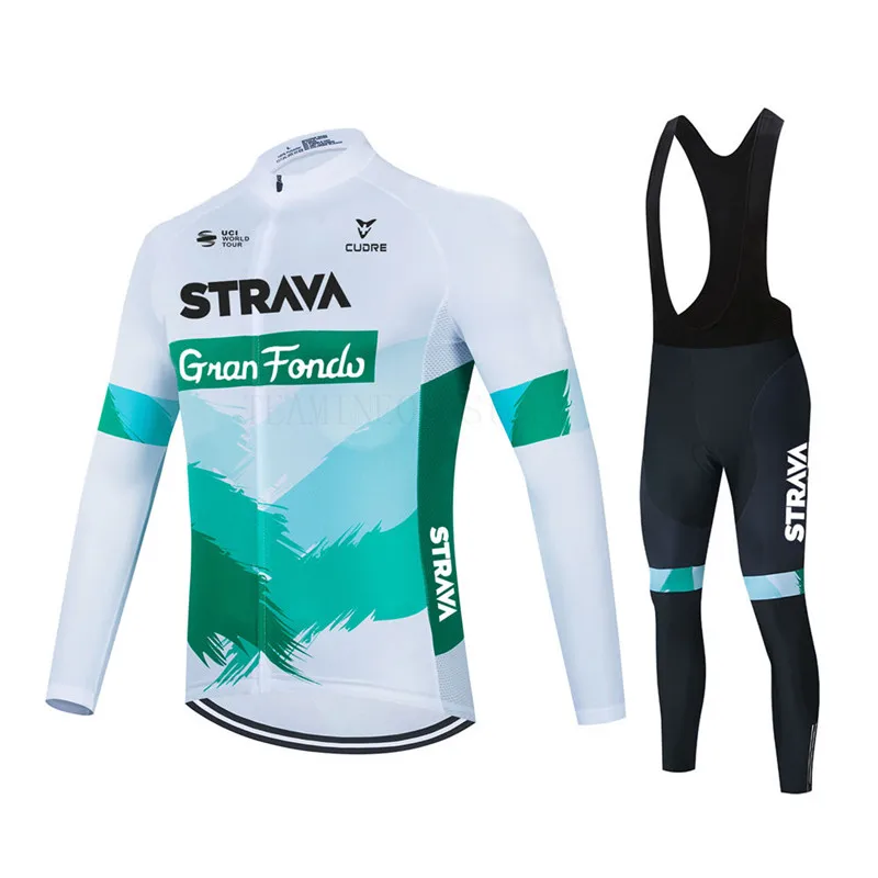 2021 Мужская велосипедная Джерси Strava комплект с длинным рукавом MTB одежда Maillot Ropa