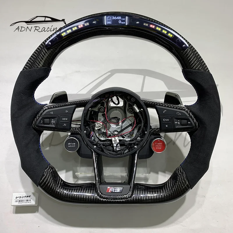 

ЖК-экран переключения света углеродного руля для AUDI R8 TT TTRS