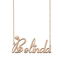 belinda name necklace custom name necklace for women girls best friends birthday wedding christmas mother days gift