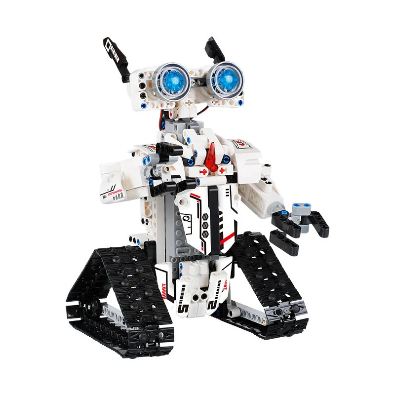 Remote Control APP Programming Robot 2.4G RC Movable Crawler Type Gravity Sensor Path Mode Assembled Building Block Toy | Игрушки и