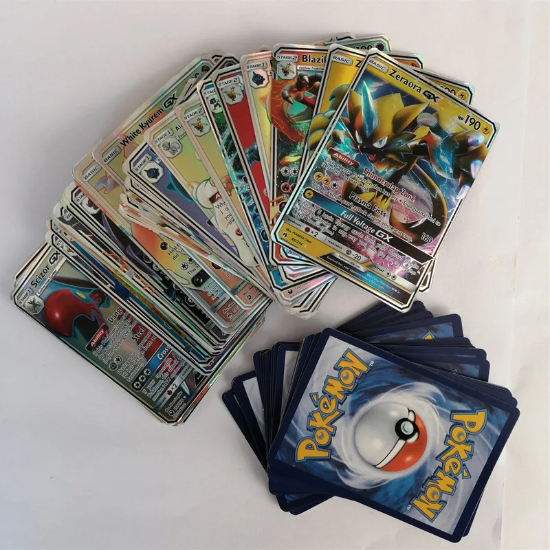 200 шт. 100 50 25 10 GX Мега Сияющий TAKARA TOMY карты игры битва карт торговые игра детская