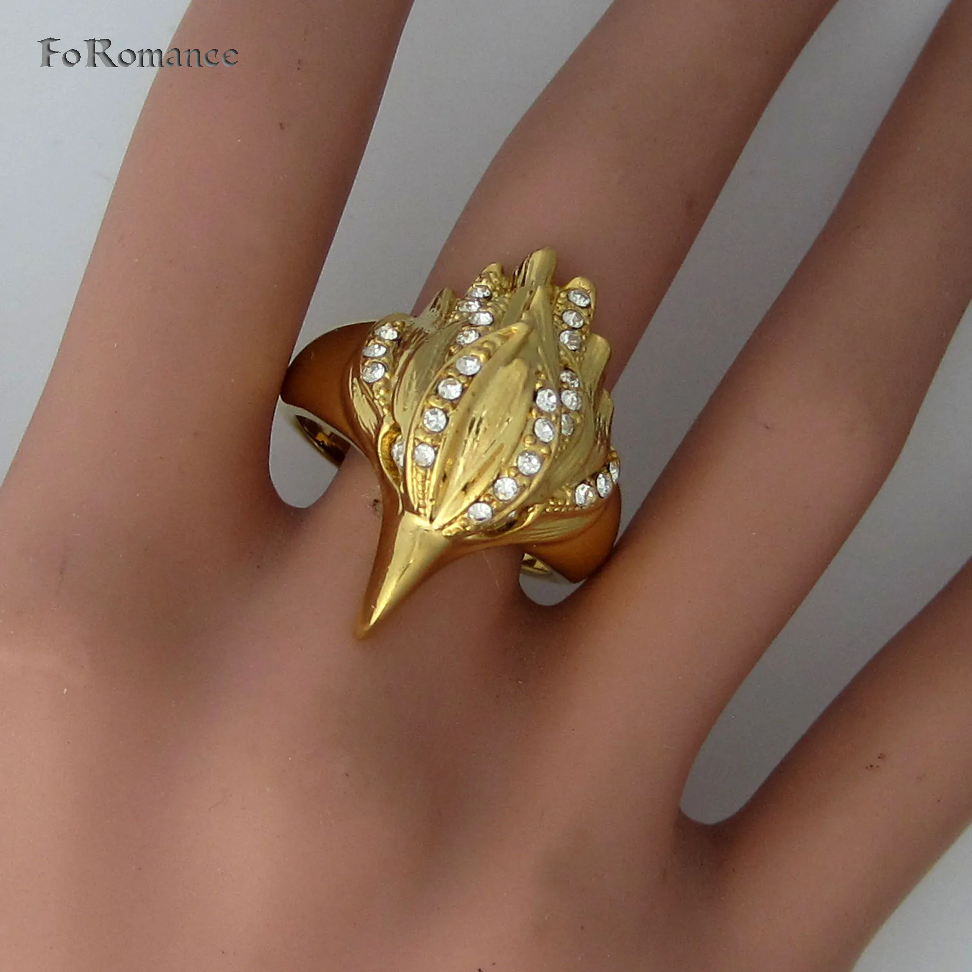 FoRomance/позолоченное желтое животное птица орла ястреб отличное качество