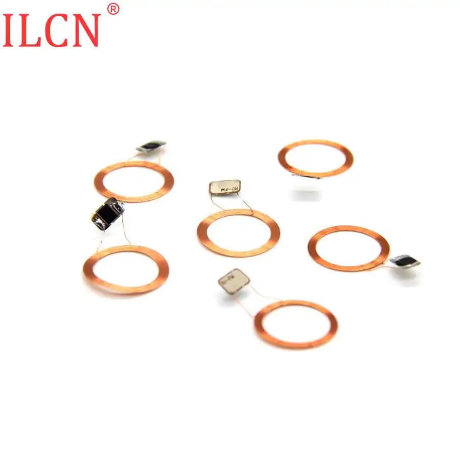 125KHZ RFID ID NFC Круглые метки из медной проволоки без изоляции с чипом Keyfob, только для чтения, контроль доступа EM4100 TK4100, аксессуары, 100 шт.