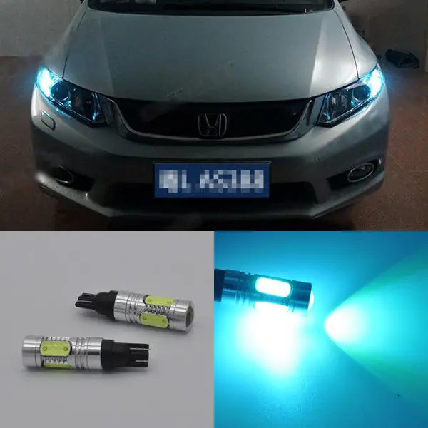 2x проектор Ice Blue Светодиодный парковки светильник лампы для Honda civic 2003