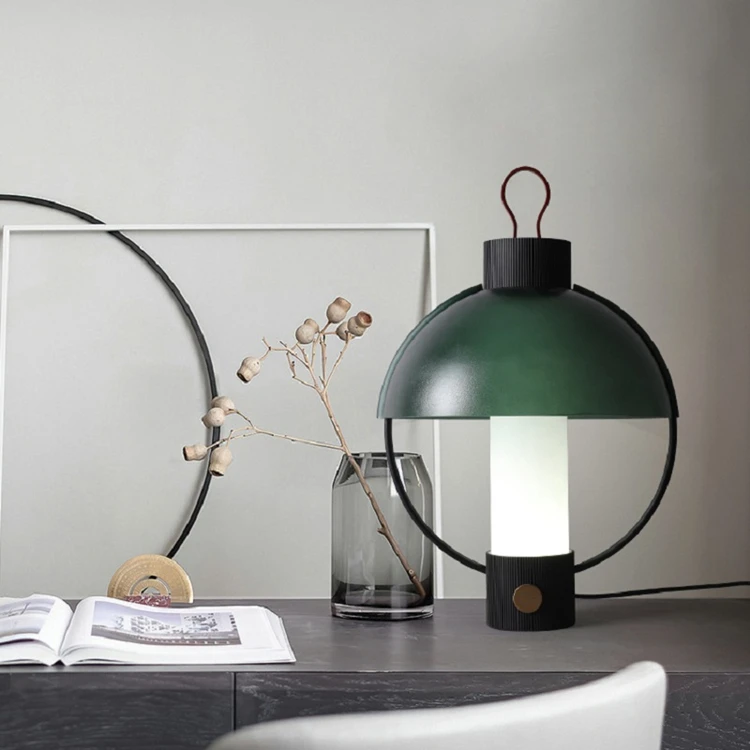 Новейший дизайн настольная лампа новости дизайнерская зеленая стеклянная