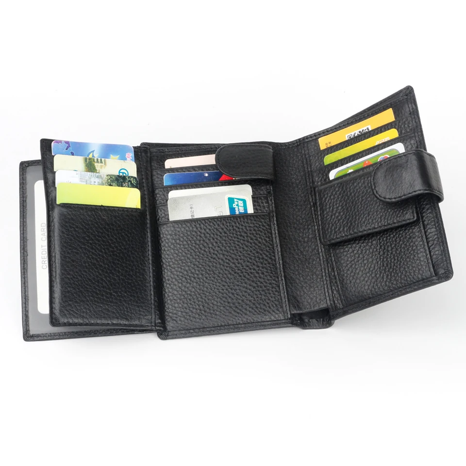 Обложка для паспорта мужская из натуральной кожи футляр и кредитных карт с
