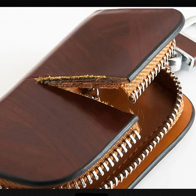 Автомобильный брендовый чехол из натуральной коровьей кожи с отделкой под