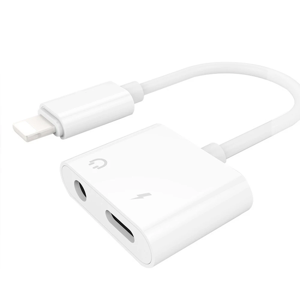 2 в 1 зарядный адаптер для iPhone 8 7 Plus 10 X Зарядное устройство диспенсер