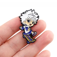 hunter%c3%97hunter badges with anime cute enamel pin brooches bag lapel pin badges on backpack accessories decorative jewelry gift