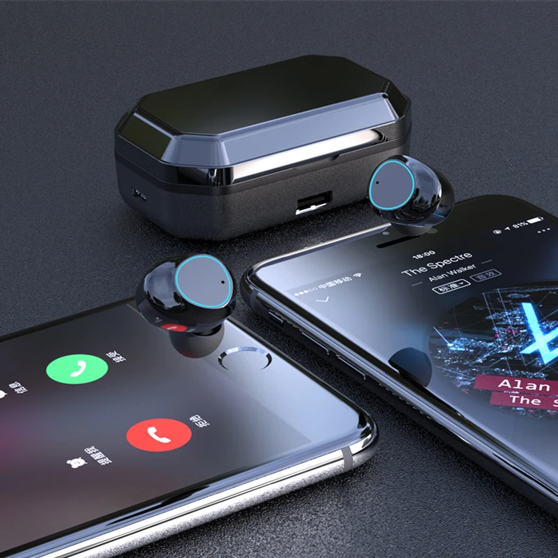 TWS G03 без потерь шумоподавление Bluetooth 5,0 наушники IPX7 водонепроницаемые настоящие беспроводные наушники 6000 мАч стерео наушники