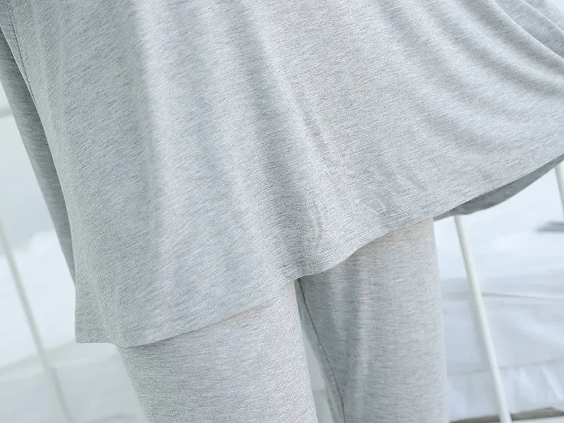 Большой Размеры летняя рубашка с длинными рукавами пижамы для женщин из