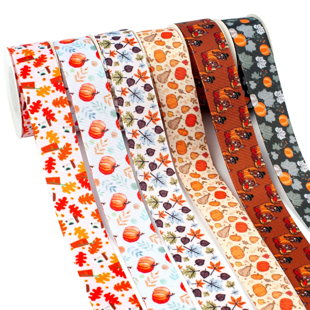 

Корсажная лента для упаковки подарков на День Благодарения, тыква, украшение для свадебной вечеринки, «сделай сам», сумка с бантом, 10 ярдов