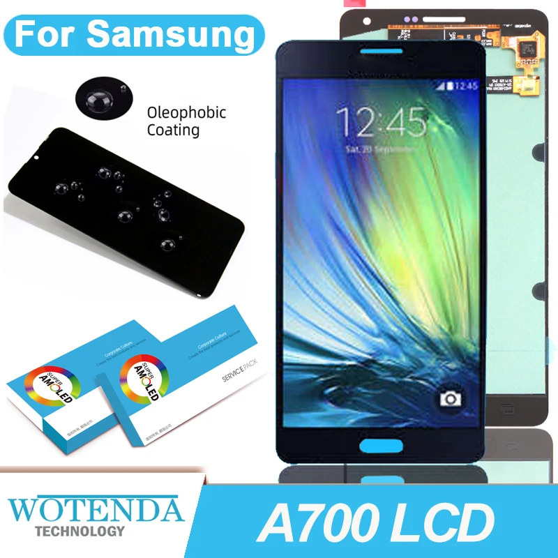 Оригинальный 5 'Super AMOLED ЖК-дисплей с сенсорным экраном дигитайзер для Samsung Galaxy A7