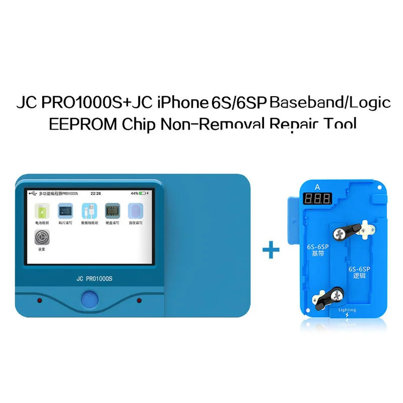 JC PRO1000S логический Baseband чип EEPROM без удаления Чтение Запись ожога программатор для iPhone XR XS XSMAX X 8 P 8 7 P 7 6SP 6 S 6 P 6