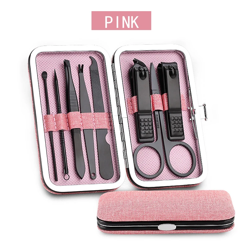 8 шт./компл. щипцы для ногтей педикюрные ножницы бровей игла удаления прыщей и
