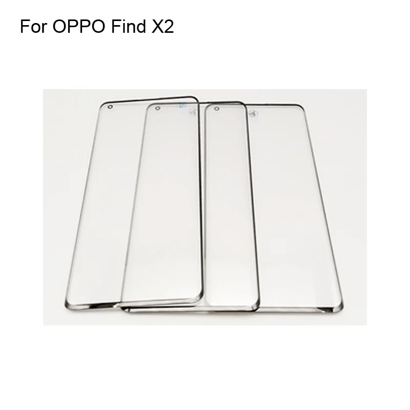 

High quality For OPPO Find X2 Front Outer Glass Lens Touch Screen Outer Glass without Flex cable For OPPO Find X 2