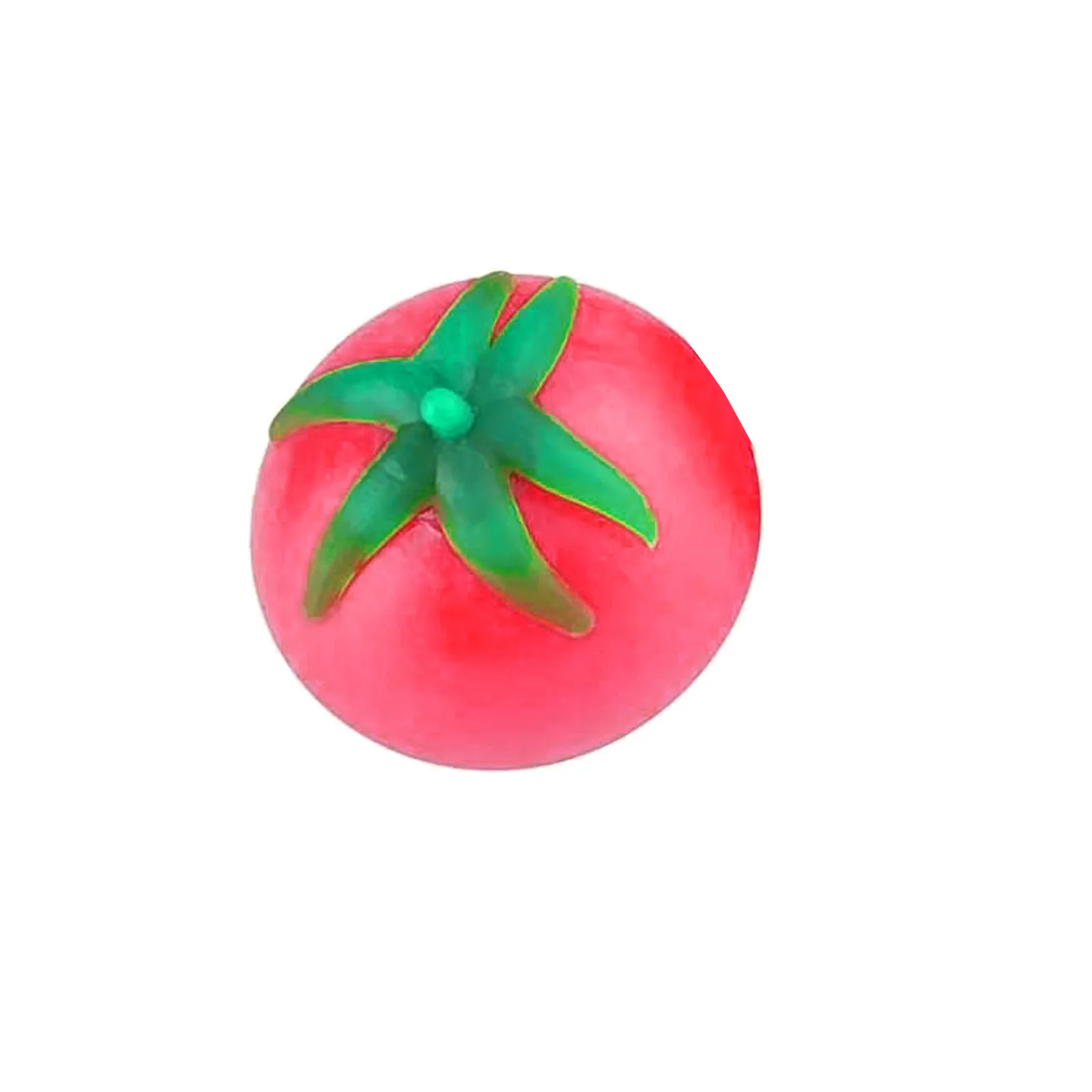

4pc Tomato Squeeze Toys Cartoon Cute Spun Slow Rising Real Tomato Rubber Stress Reliever Toy 25ml For Chidren Christmas Gift