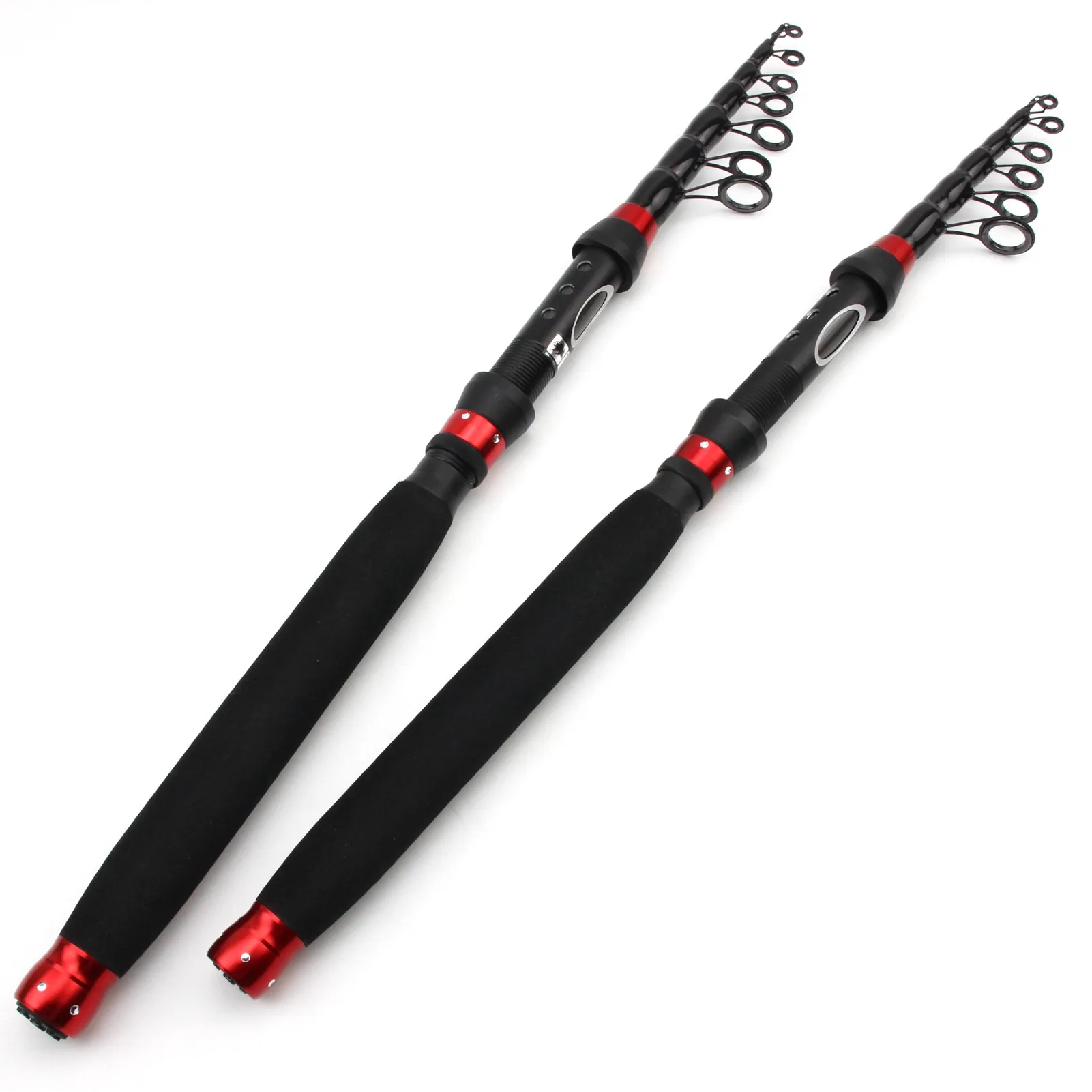 Портативная телескопическая рыболовная удочка спиннинг ручная снасть морская 1 8