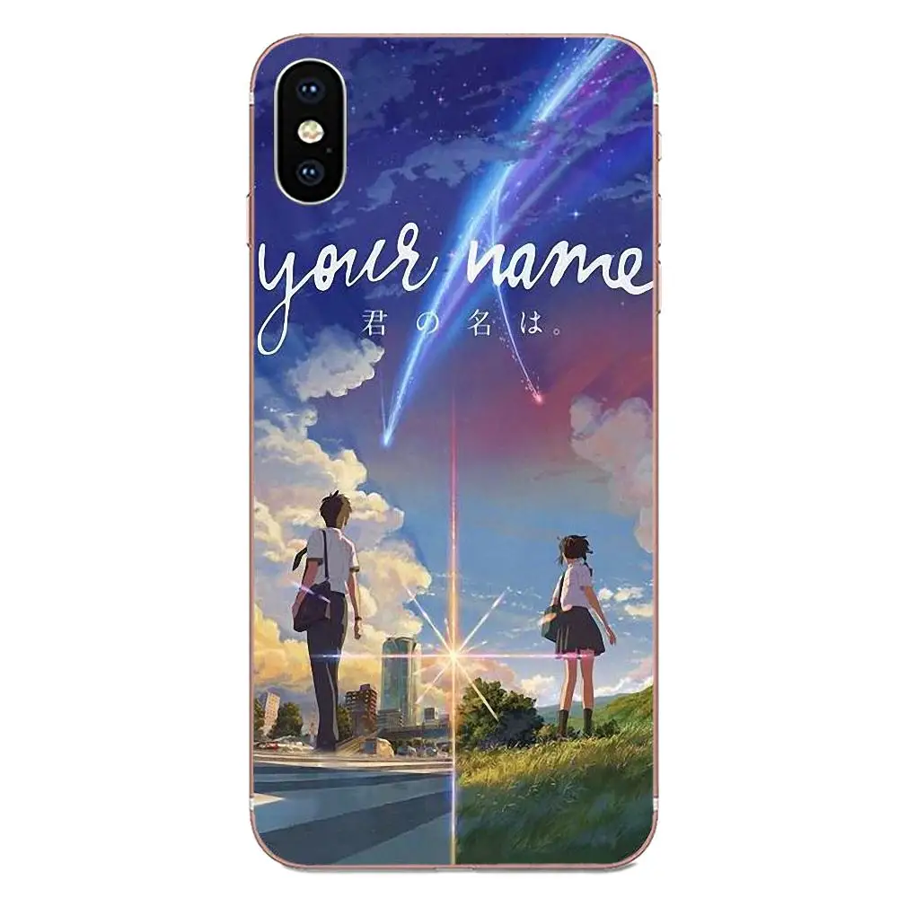 For Galaxy Grand A3 A5 A7 A8 A9 A9S On5 On7 Plus Pro Star 2015 2016 2017 2018 Soft Cellphone Transparent Your Name Japan Anime | Мобильные
