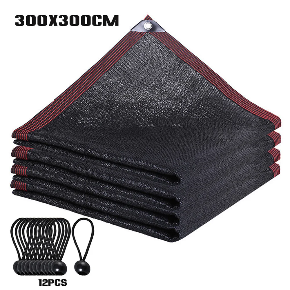 

Anti-UV 6-Pin Sunshade Net Outdoor Garden Sunscreen Cloth Car Sunblock Shade Cover Plant Greenhouse Cover 90% Shading Rate