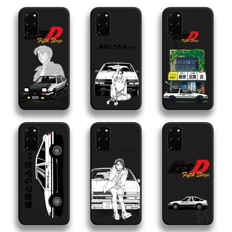 Японский чехол для телефона аниме Initial D Car AE86 Samsung Galaxy S21 Plus Ultra S20 FE M11 S8 S9 plus S10 5G lite