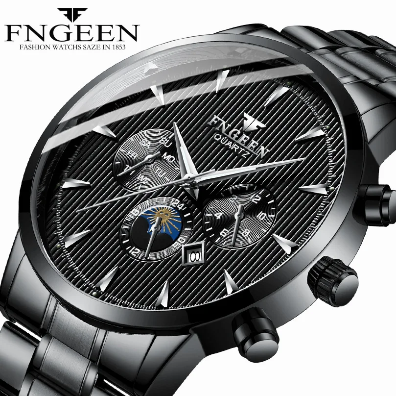 

Watch Men Top Brand Men Watches Full Steel Waterproof Casual Quartz Date Sport Military Wrist Watch Relogio Masculino