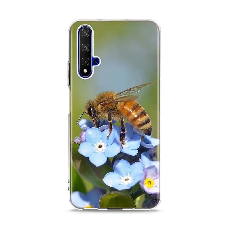 Силиконовый чехол из ТПУ с золотыми сотами honey bee для huawei Honor 10i 9X8X20 10 9 Lite 8 8A 7A 7C Pro Lite чехол для телефона - Цвет: Style 13