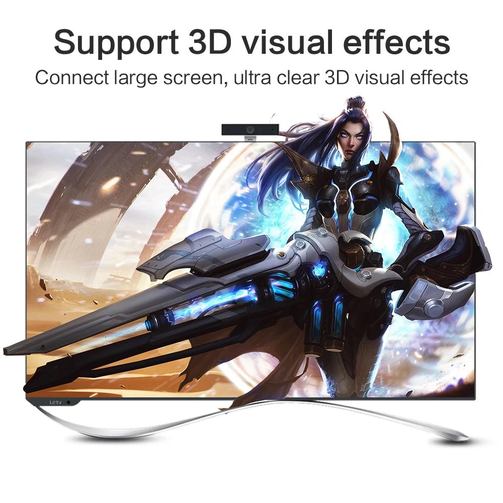 Кабель HDMI к 1 м 2 3 5 высокое разрешение 4K 60 Гц подходит для HD телевизора ЖК дисплея