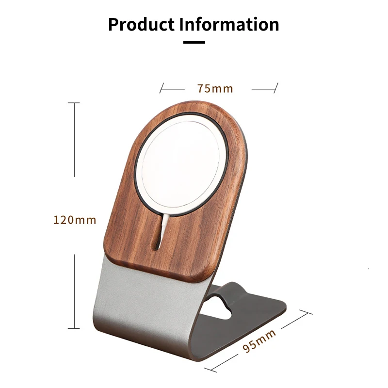 

Magnetic Wireless Charger Phone Charger Stand Holder for iPhone 12 pro Max 12 mini 15W Fast Magnetic Wireless Charging Holder