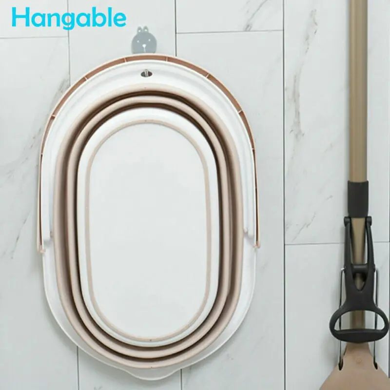 Складные портативные Гибкие пластиковые легкие Волшебные ведра для швабры