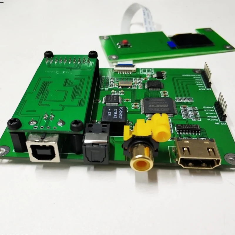 Amanero цифровой интерфейс XMOS частота дискретизации дисплея AK4118 SPDIF I2S переключатель