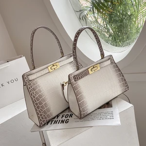 crocodile texture luxury womens shoulder bag summer trend fashion ladies casual crossbody bag female large capacity hand bag free global shipping