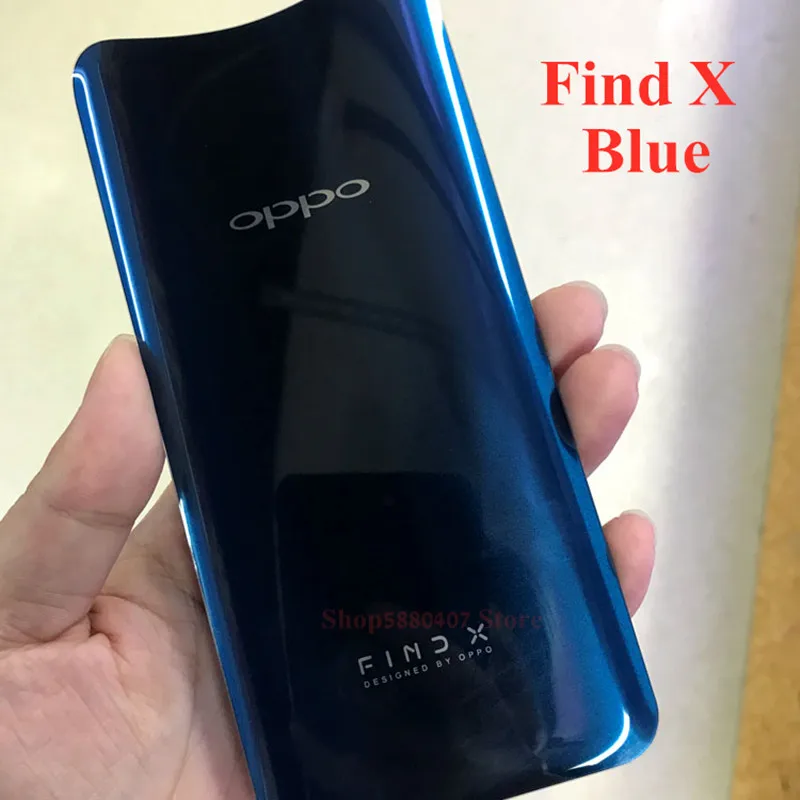 100% Оригинальный чехол для OPPO Find X задняя крышка батарейного отсека стеклянный |
