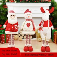 figures santa claus doll christmas decorations for home merry christmas ornaments xmas garden decoration navidad new year