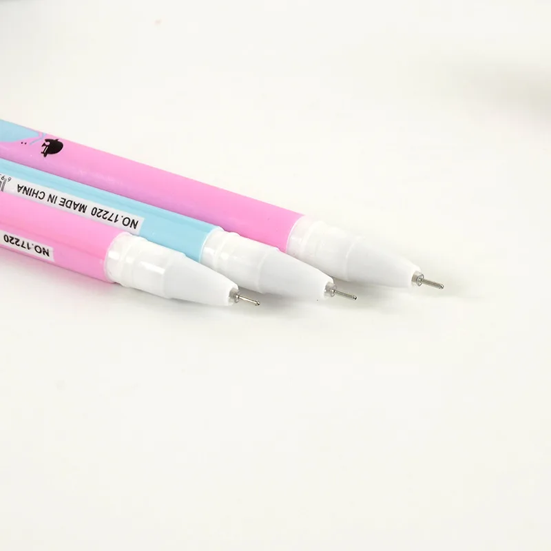 

40PCS Creative Hat Modeling Water Pen Student Lovely Black Gel Pen 0.5mm Water Pen Stationery Kawaii School Supplies