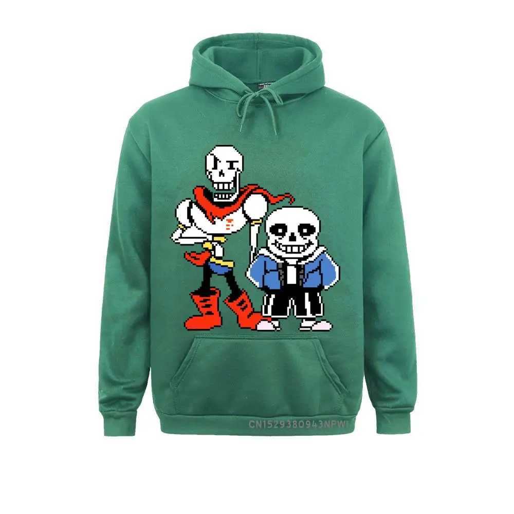 Толстовка Undertale мужская с надписью Sans And Papyrus спортивная одежда пуловер черепом