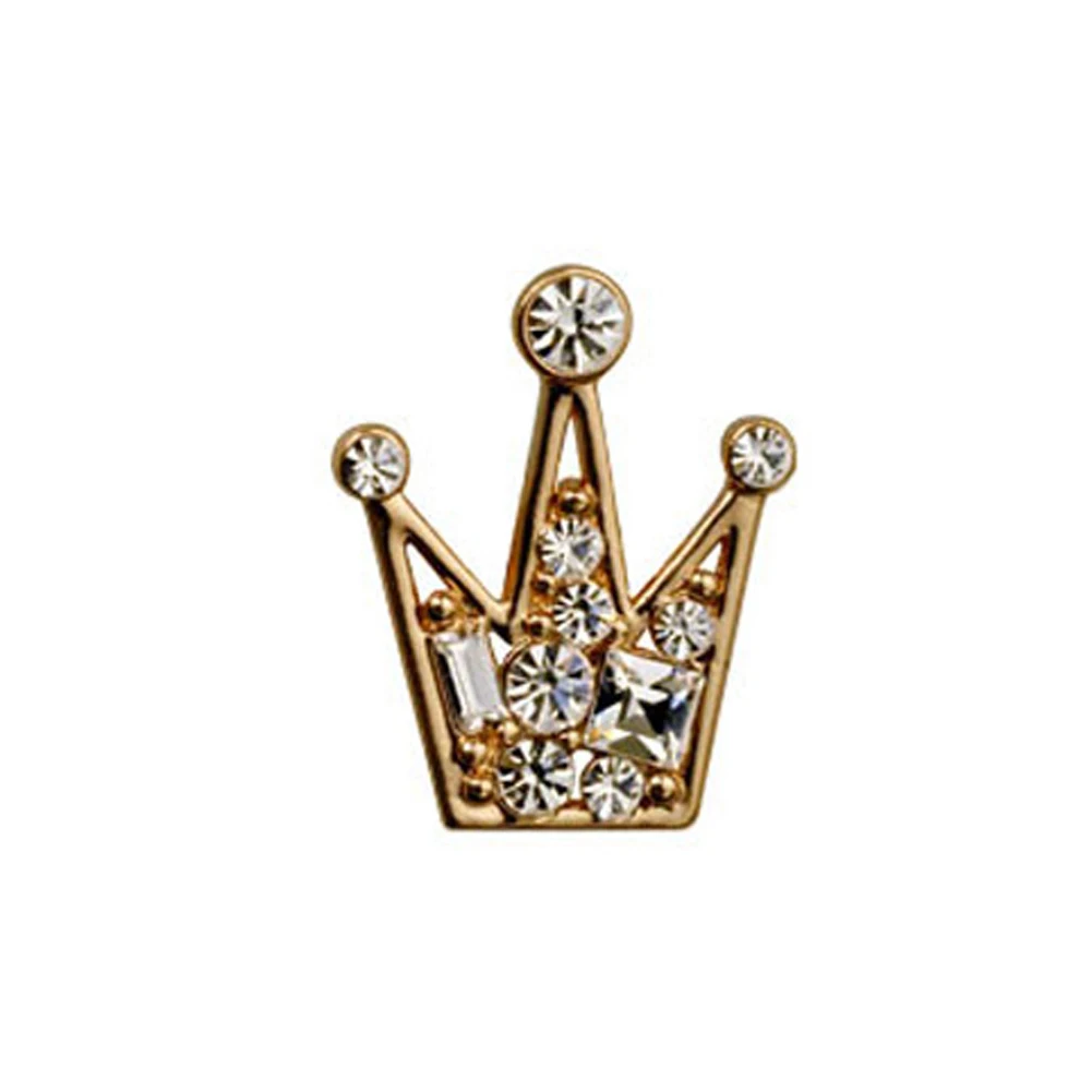 Роскошная прозрачная корона с австрийскими кристаллами броши на булавке